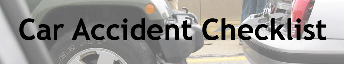 Car Accident Checklist Lapeer MI